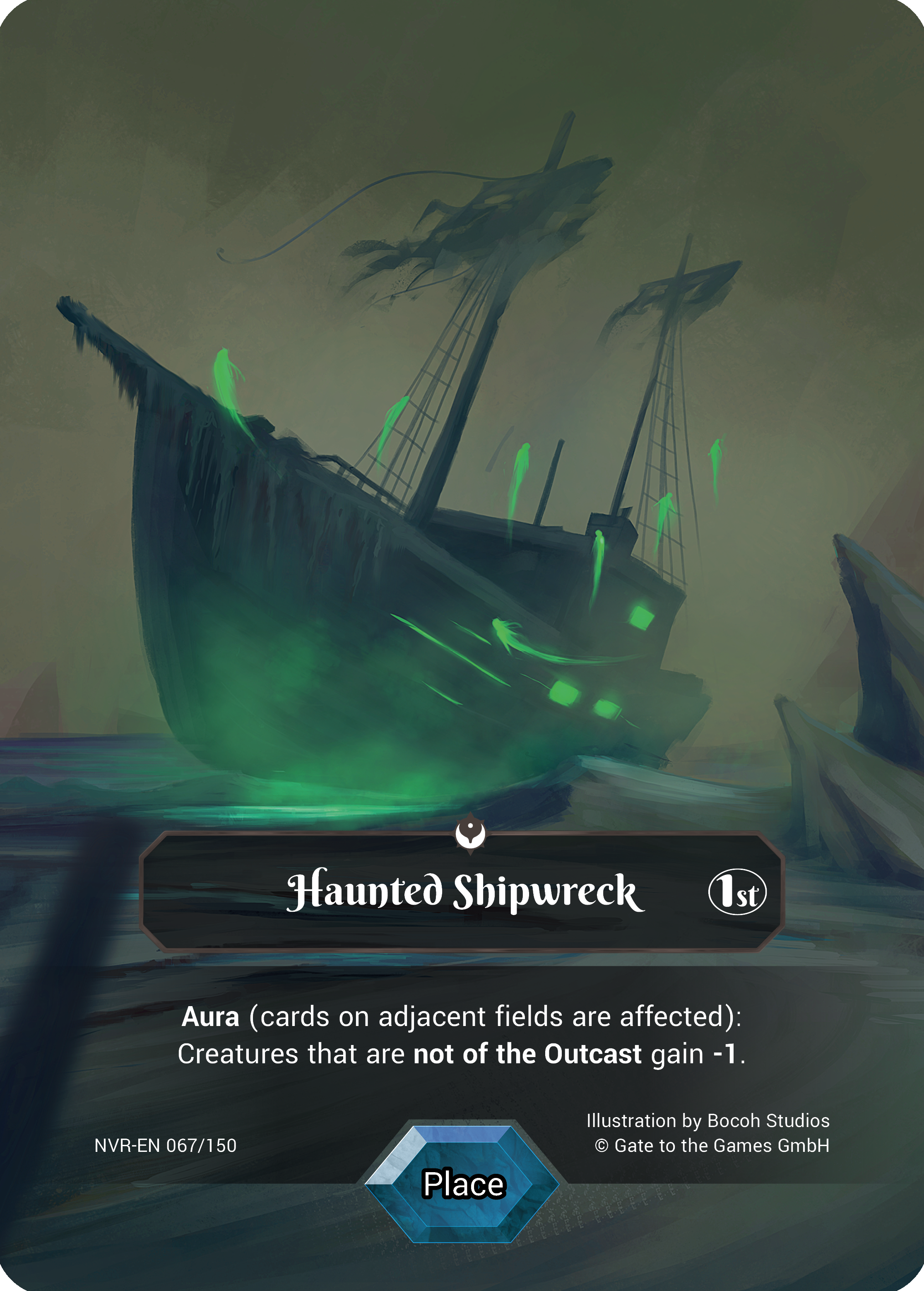 Haunted Shipwreck 067/150 Common  - Alpha 1. Edition EN