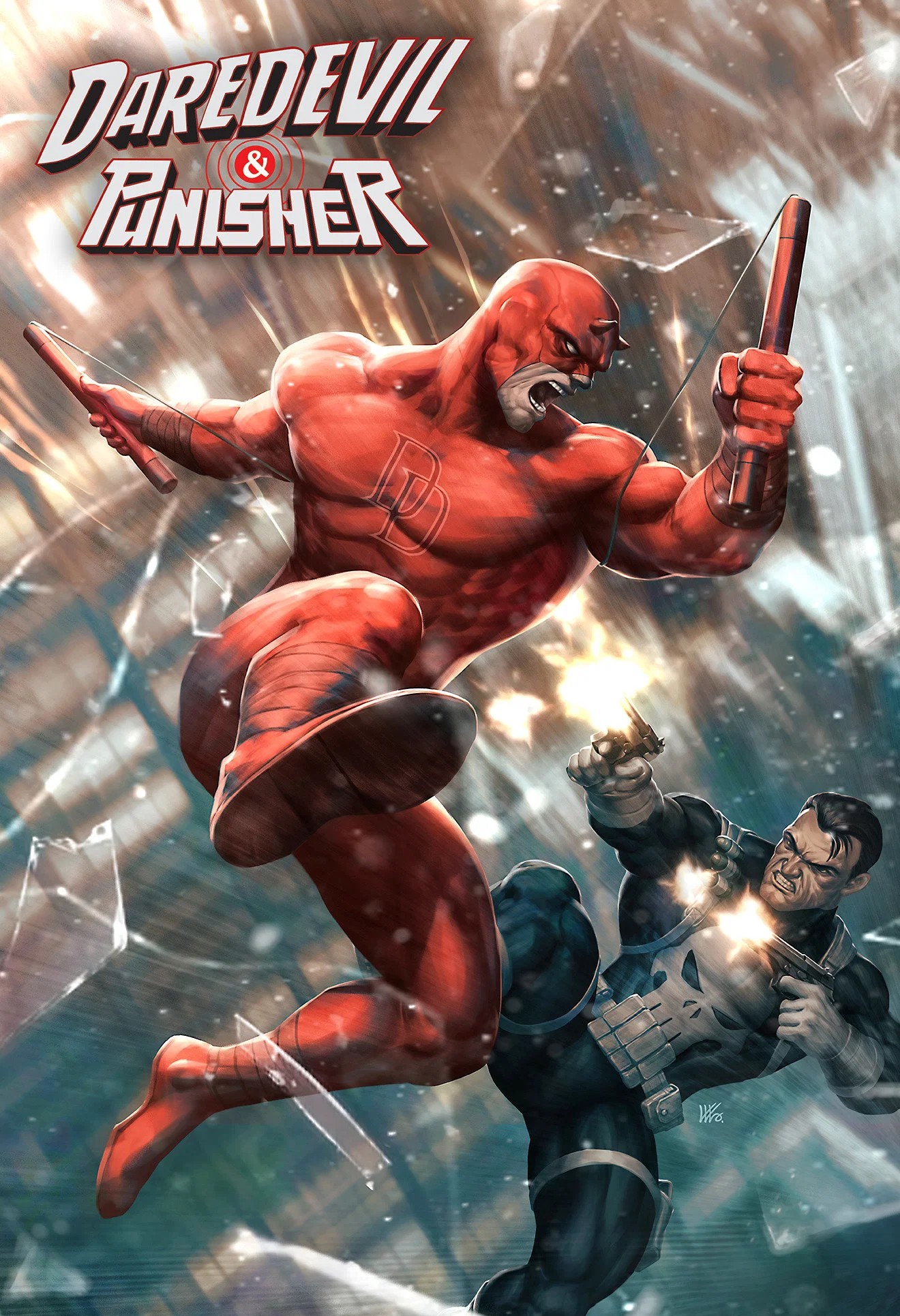 DAREDEVIL/PUNISHER: THE DEVIL'S TRIGGER #1 - 2nd Printing Var