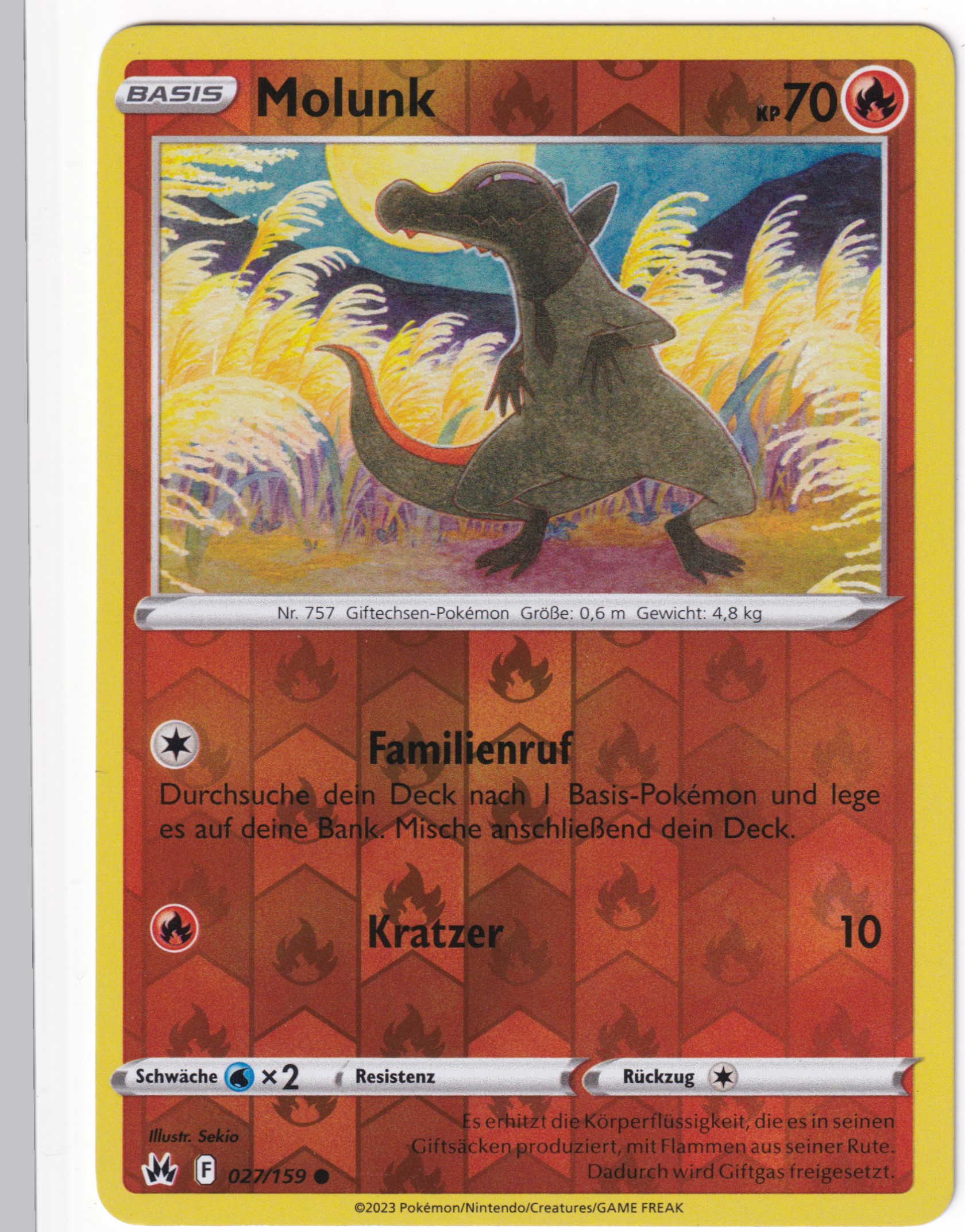 Molunk 027/159 Common Reverse Holo - Zenit der Könige Deutsch