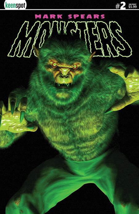 MARK SPEARS MONSTERS #2 - 3rd Ptg The Werewolf