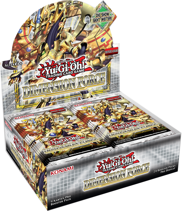 Yu-Gi-Oh! Dimension Force Booster Display deutsch