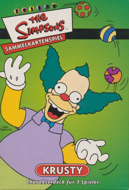 Simpsons Sammelkartenspiel Krusty Charakterdeck Deutsch