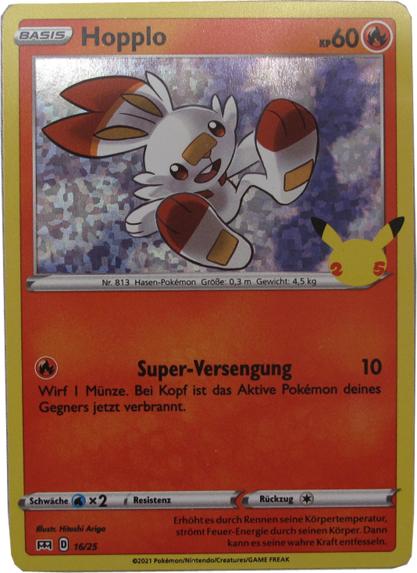Pokemon MCD 16/25 Hopplo Foil Einzelkarte deutsch
