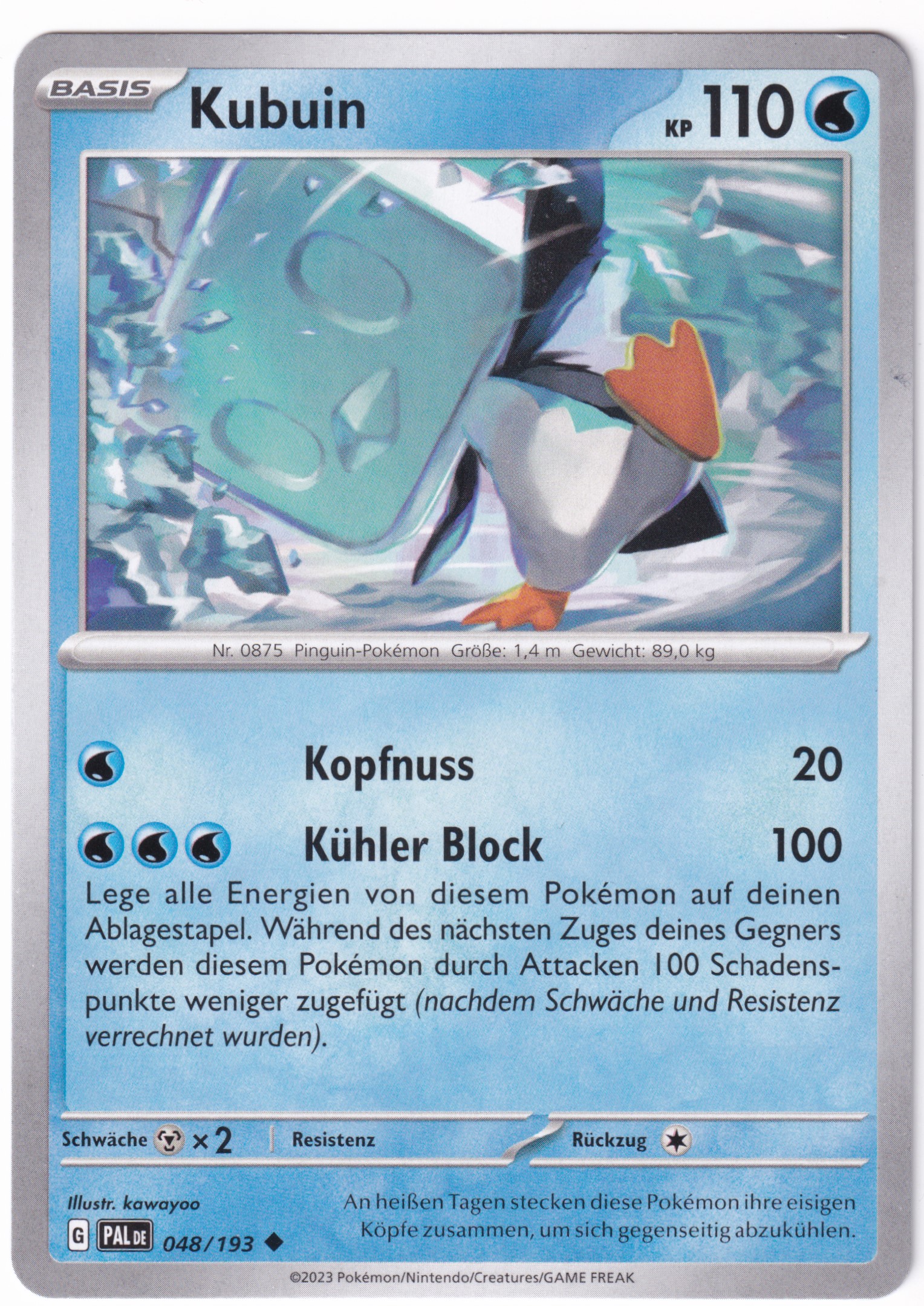Kubuin 048/193 Uncommon - Entwicklungen in Paldea Deutsch