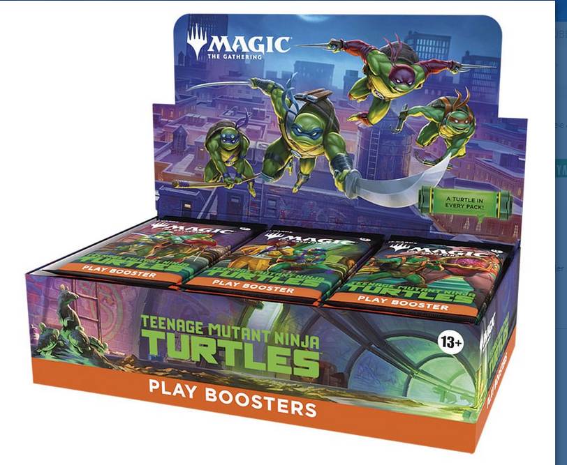 Magic Teenage Mutant Ninja Turtles Play Booster Display englisch