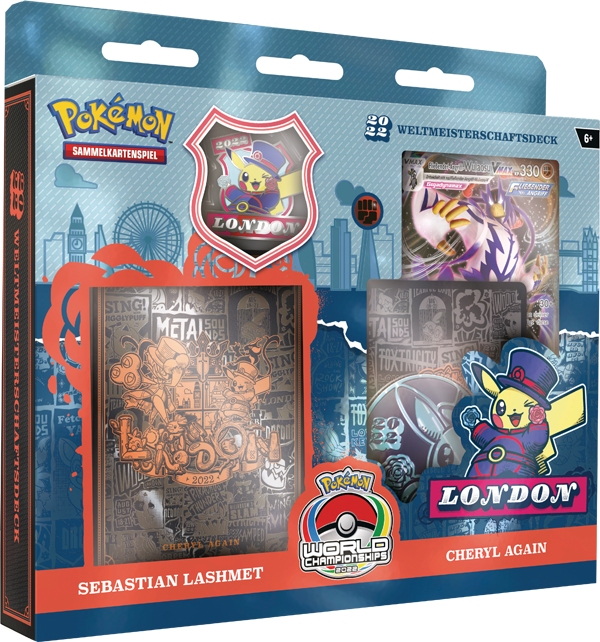 Pokemon 2022 Weltmeisterschaftsdeck Sebastian Lashmet Cheryl Again deutsch