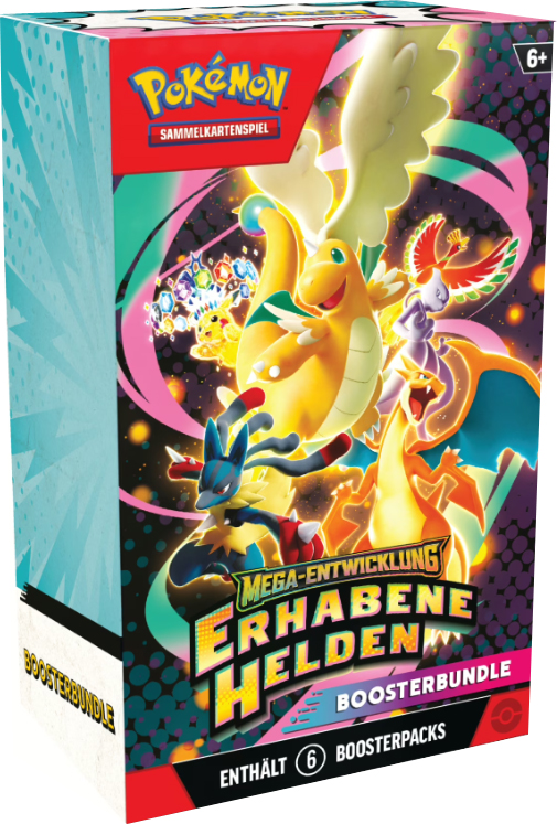 Pokemon Mega-Entwicklung Erhabene Helden Booster Bundle deutsch