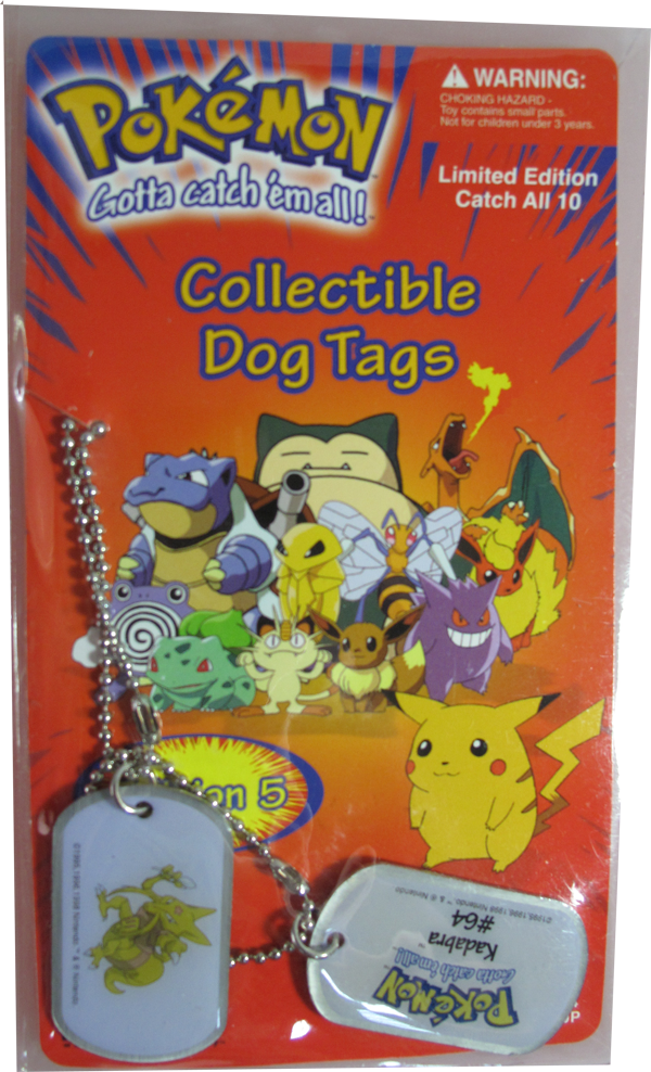 Pokemon Dog Tag Kadabra #64