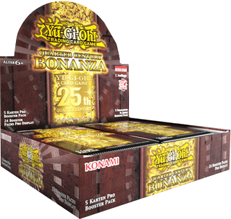 Yu-Gi-Oh! Quarter Century Bonanza Booster Display deutsch