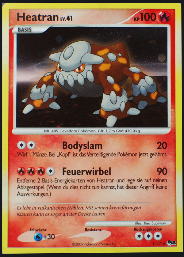 Pokemon Heatran LV.41 - 1/17