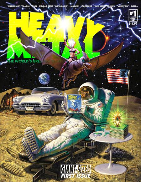 HEAVY METAL MAGAZINE #1 CVR A GREG HILDEBRANDT