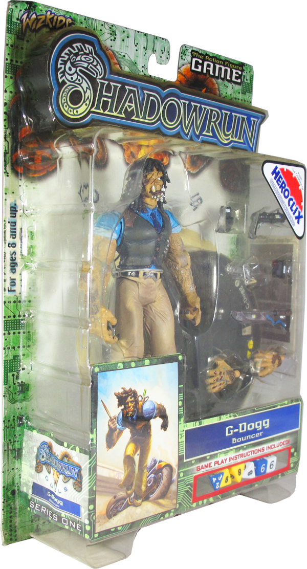 Action Figur - Shadowrun Duels - G-Dogg (Bouncer)