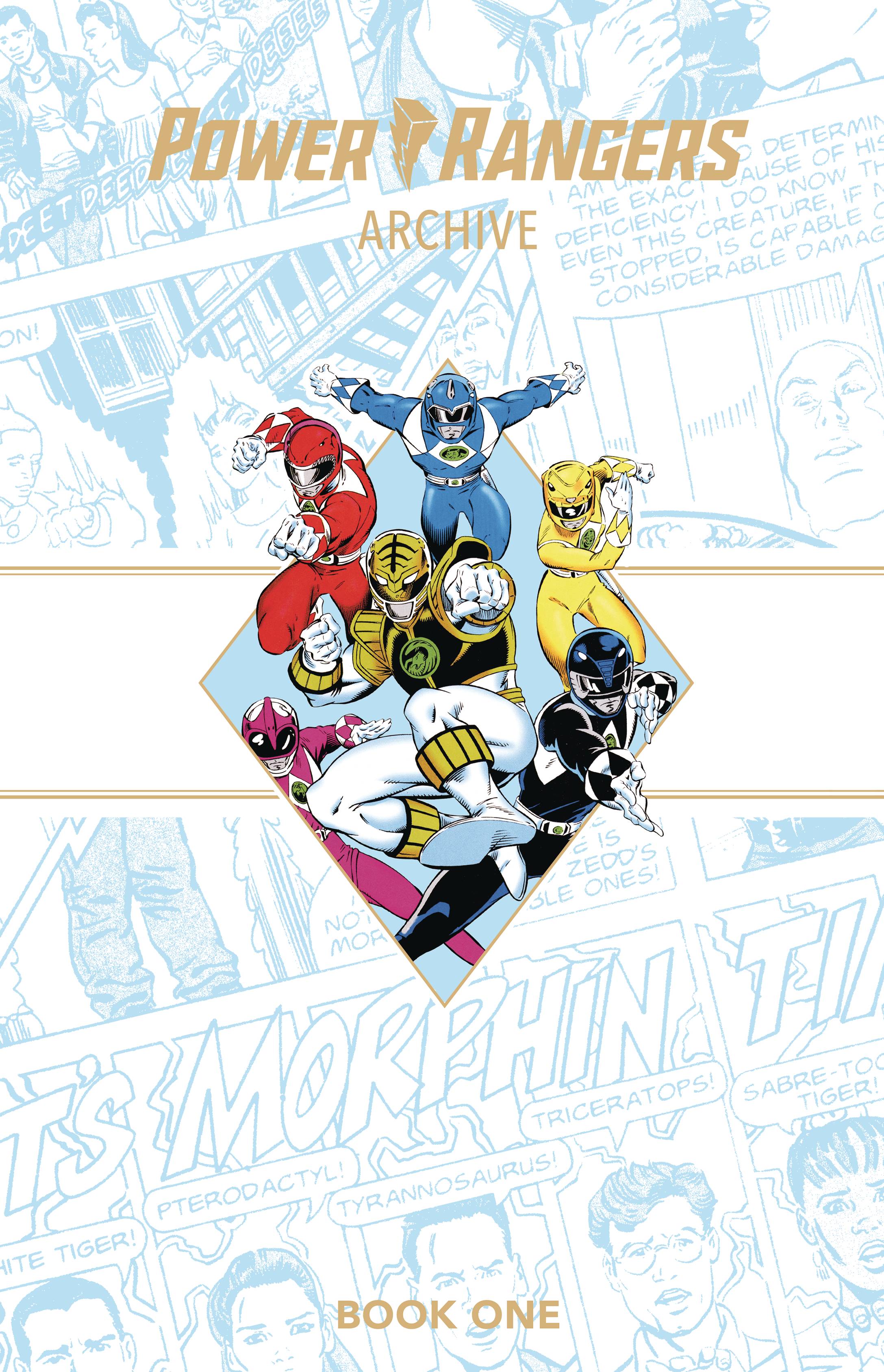 POWER RANGERS ARCHIVE DELUXE EDITION HC BOOK 01