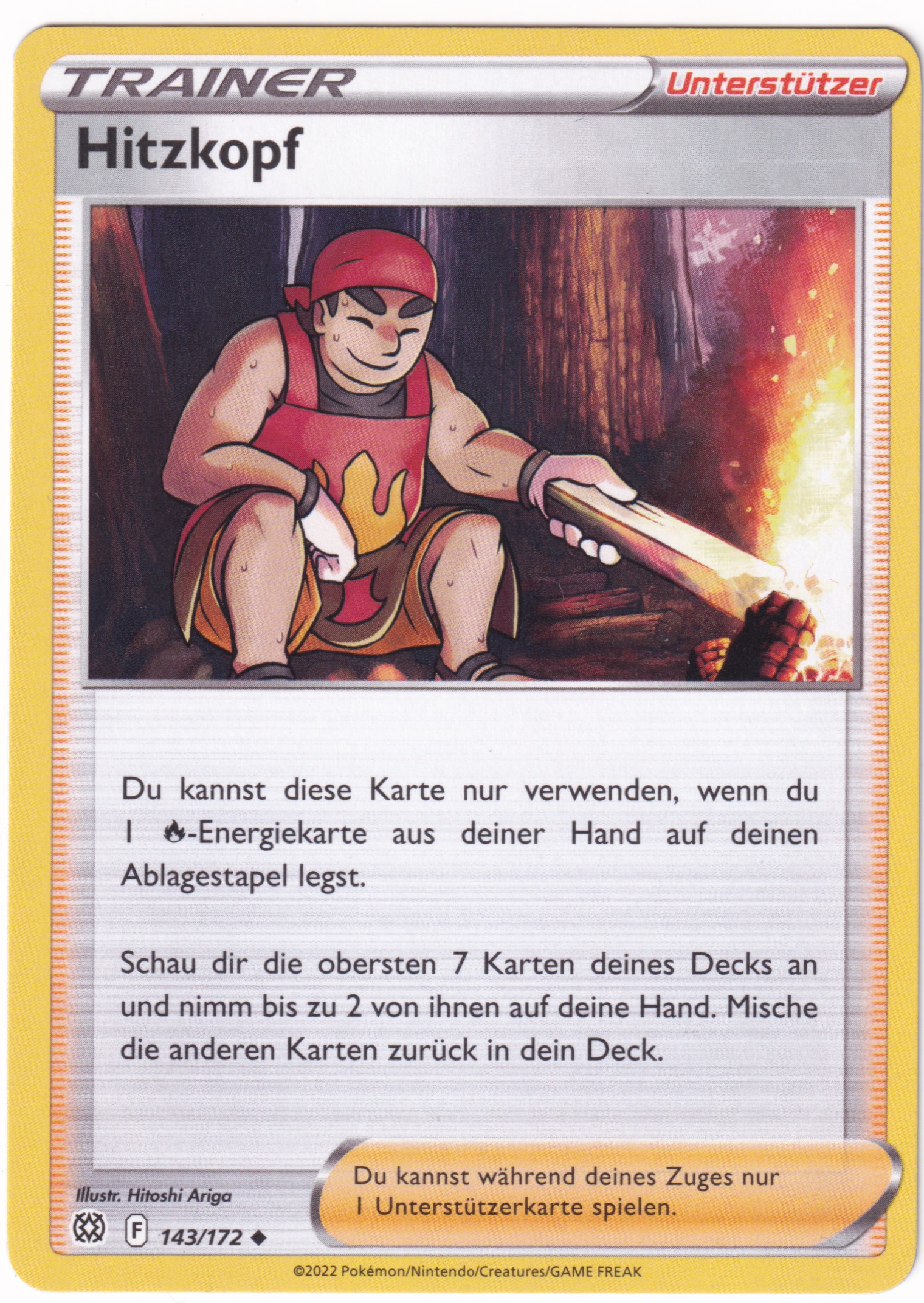 Hitzkopf 143/172 Uncommon - Strahlende Sterne Deutsch