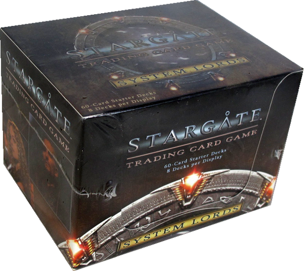 Stargate TCG System Lords Starter Deck Display englisch