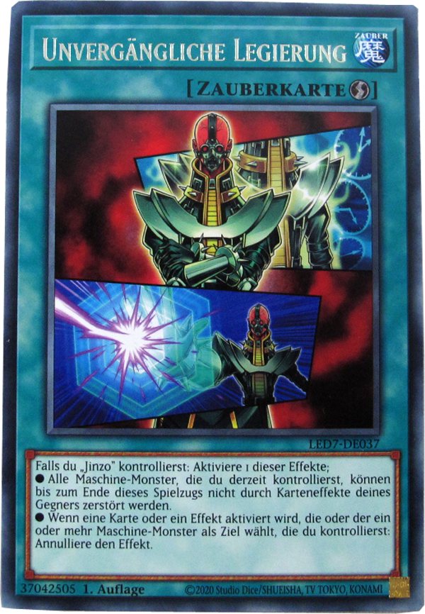 LED7-DE037 Unvergängliche Legierung Rare deutsch