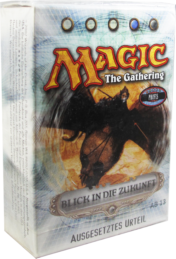Magic Blick in die Zukunft Starter Deck - Ausgesetztes Urteil deutsch