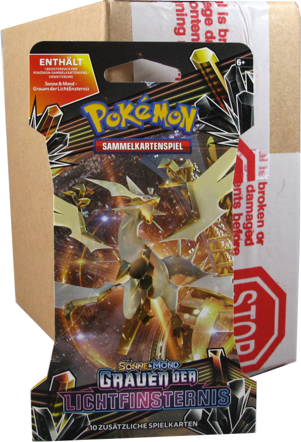 Pokemon Sonne & Mond Grauen der Lichtfinsternis Sleeved Booster deutsch