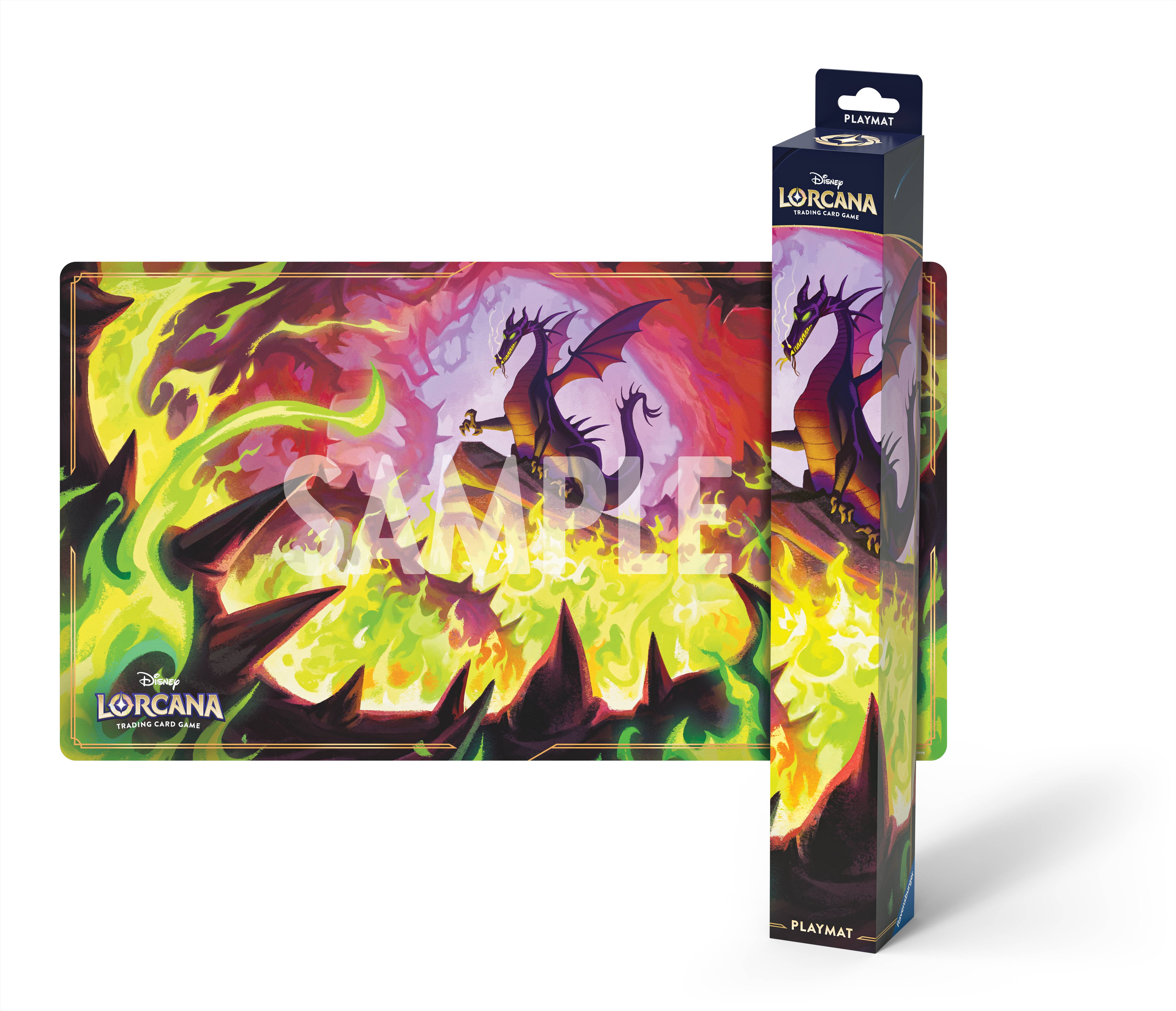 Disney Lorcana Winterzauber - Drachenfeuer Playmat