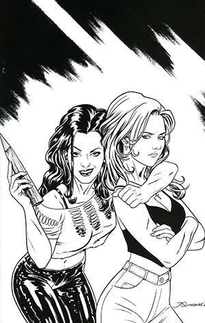 Buffy The Vampire Slayer Faith Cover E Incentive Thank You Variant Cover (One Shot)