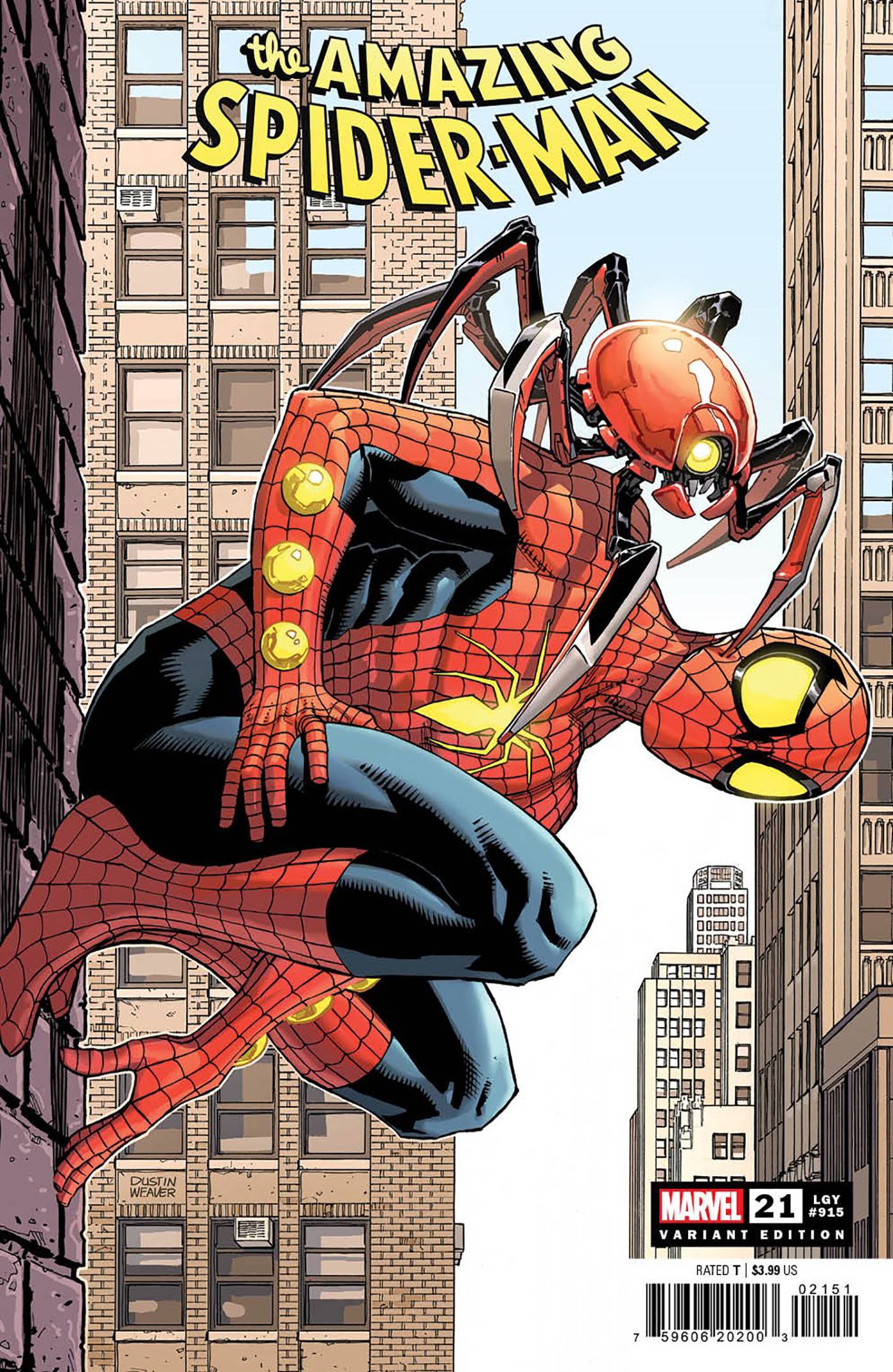 AMAZING SPIDER-MAN (2022) #21 - 1:25 WEAVER VAR