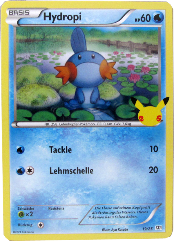 Pokemon MCD 19/25 Hydropi Einzelkarte deutsch