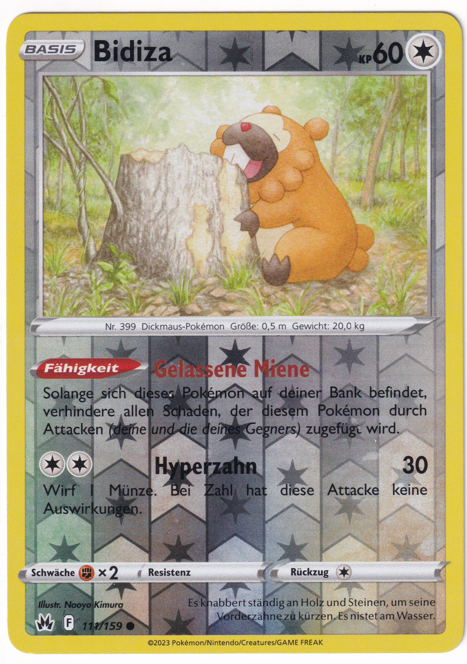 Bidiza 111/159 Common Reverse Holo - Zenit der Könige Deutsch