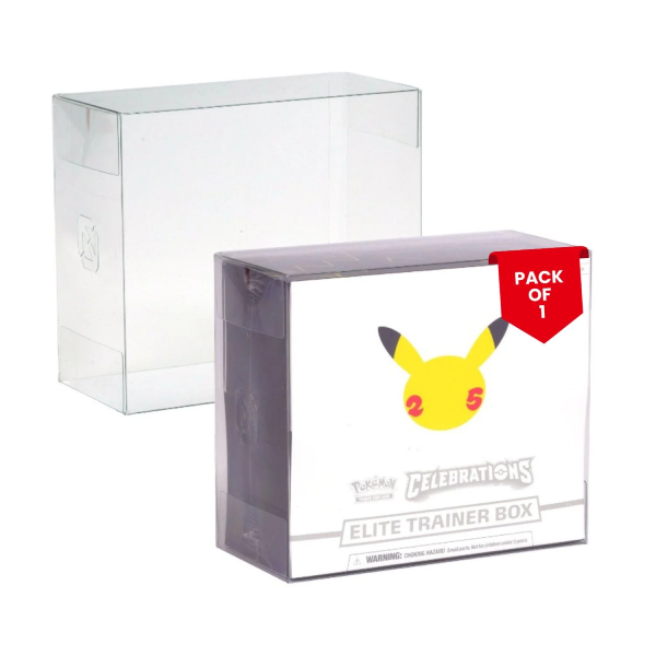 Evoretro Clear Plastic Protectors - Compatible with Pokémon ETB
