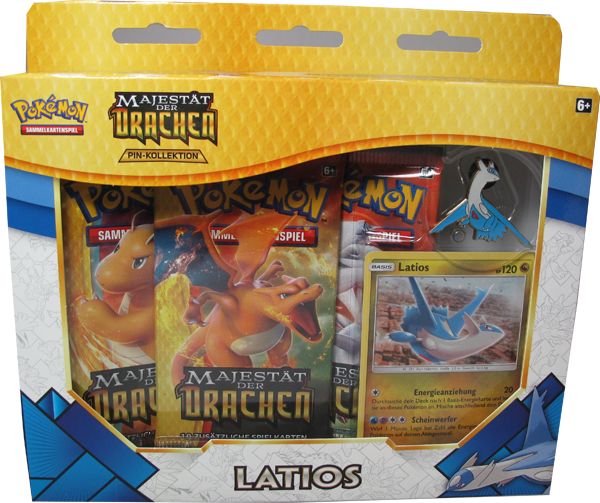 Pokemon Majestät der Drachen Latios Pin-Kollektion