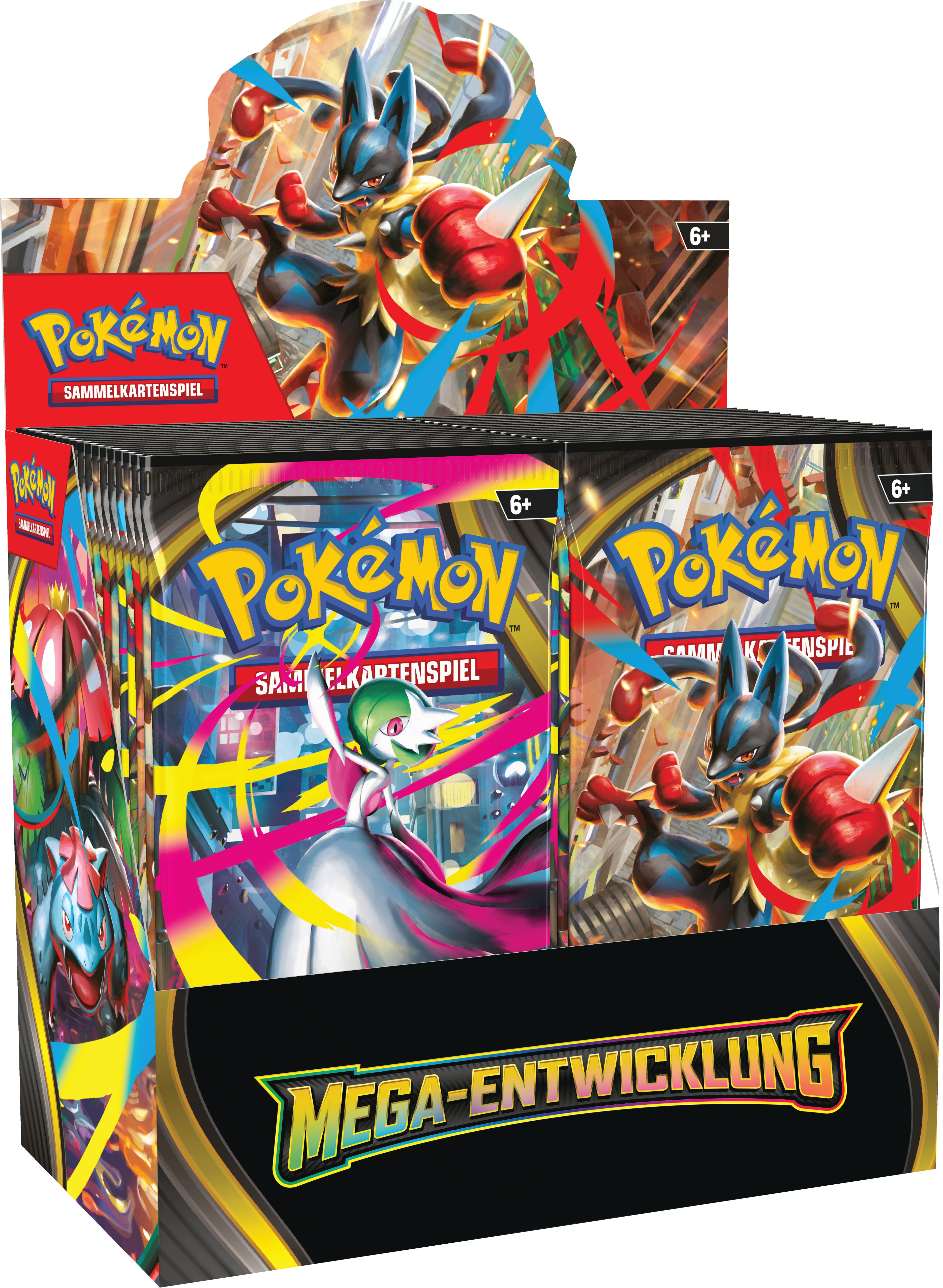 Pokemon Mega-Entwicklung Booster Display deutsch