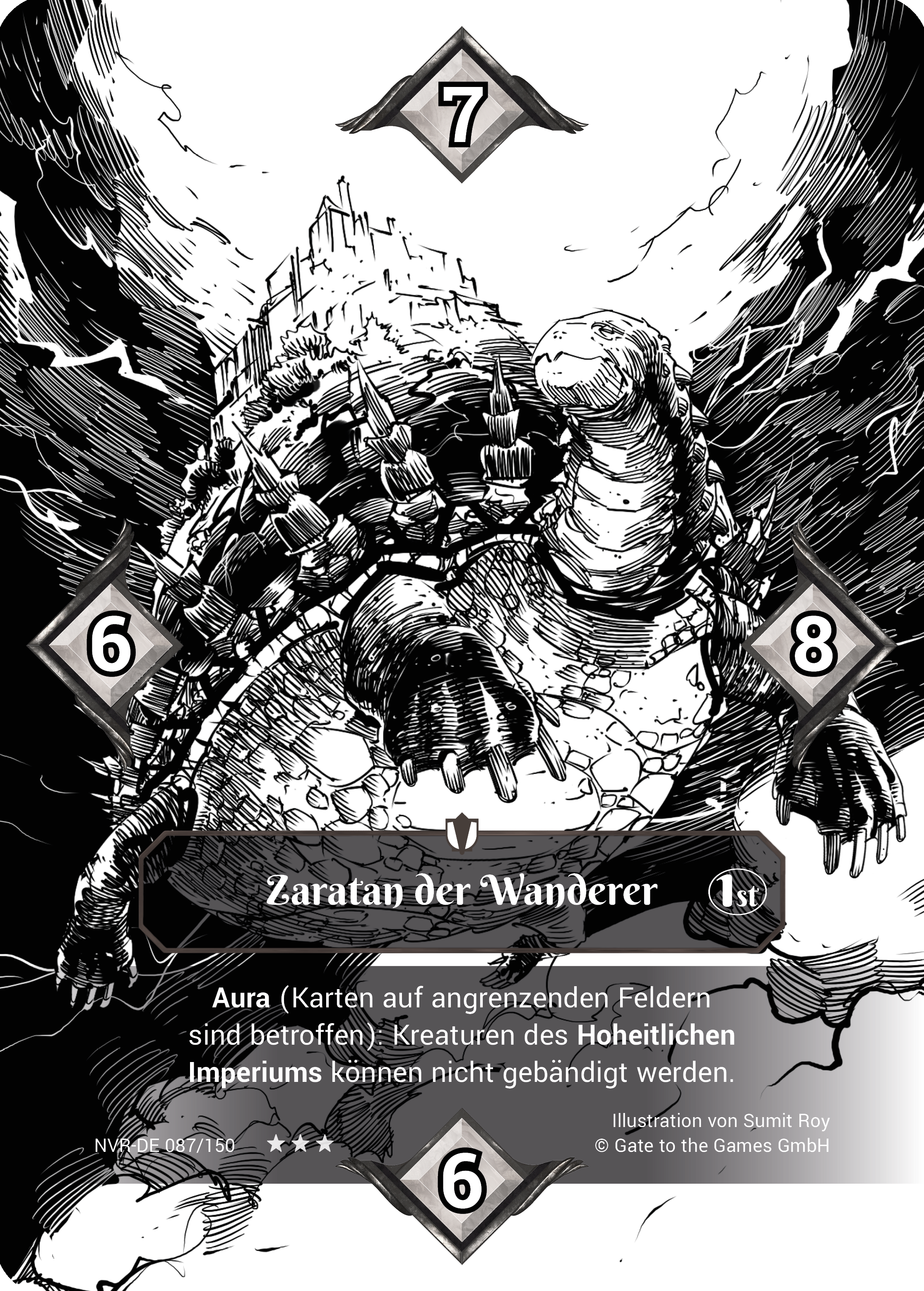 Zaratan der Wanderer 087/150 Alt Art  - Alpha 1. Edition DE