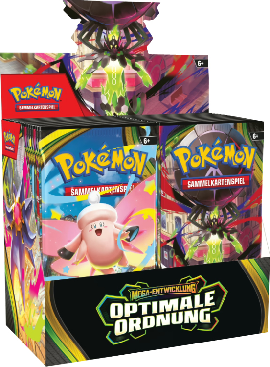 Pokemon Mega-Entwicklung Optimale Ordnung Booster Display deutsch