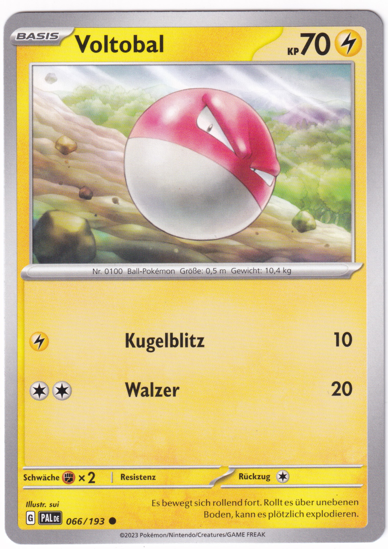 Voltobal 066/193 Common - Entwicklungen in Paldea Deutsch