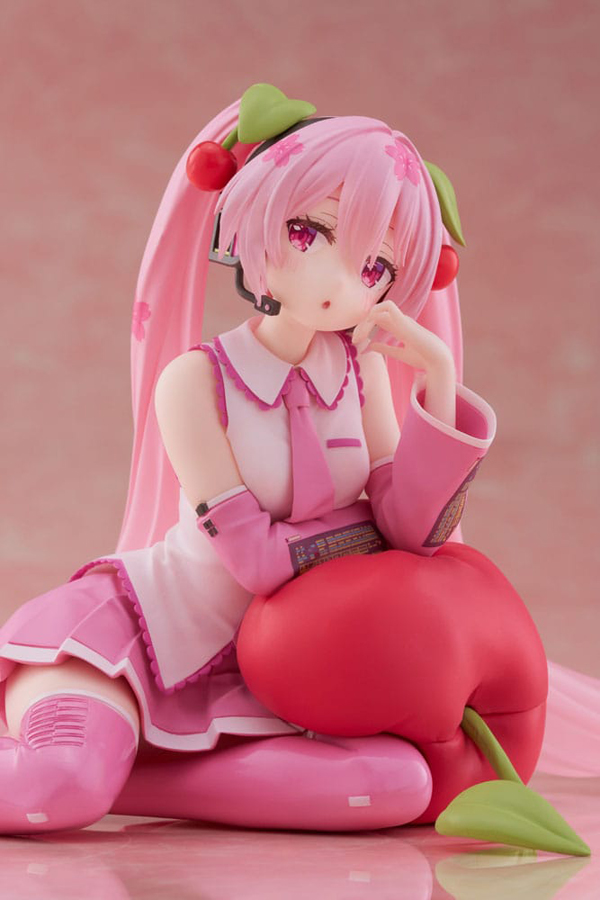 Figur - Hatsune Miku - Desktop Cute Figure - Cherry Cushion Ver.