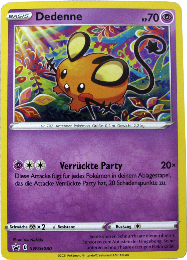 SWSH080 Dedenne Promo Deutsch