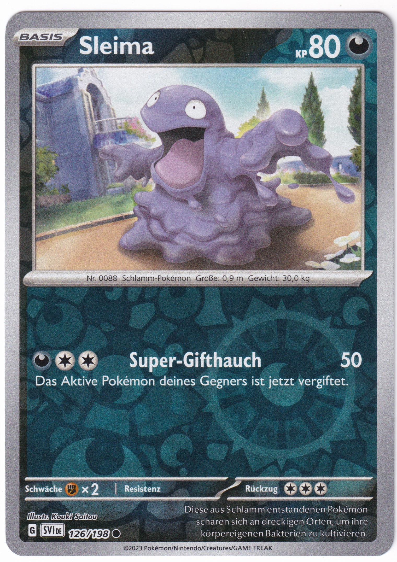 Sleima 126/198 Common Reverse Holo  - Karmesin & Purpur Deutsch