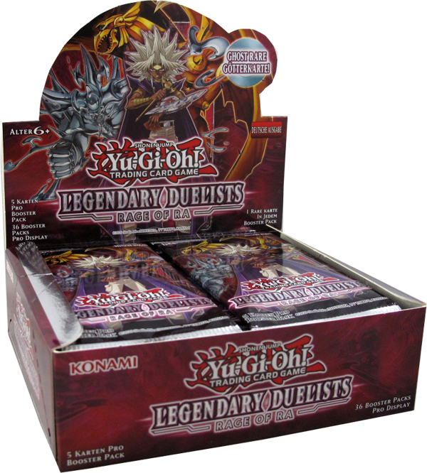 Yu-Gi-Oh! Legendary Duelists Rage of Ra Booster Display (Nachdruck)