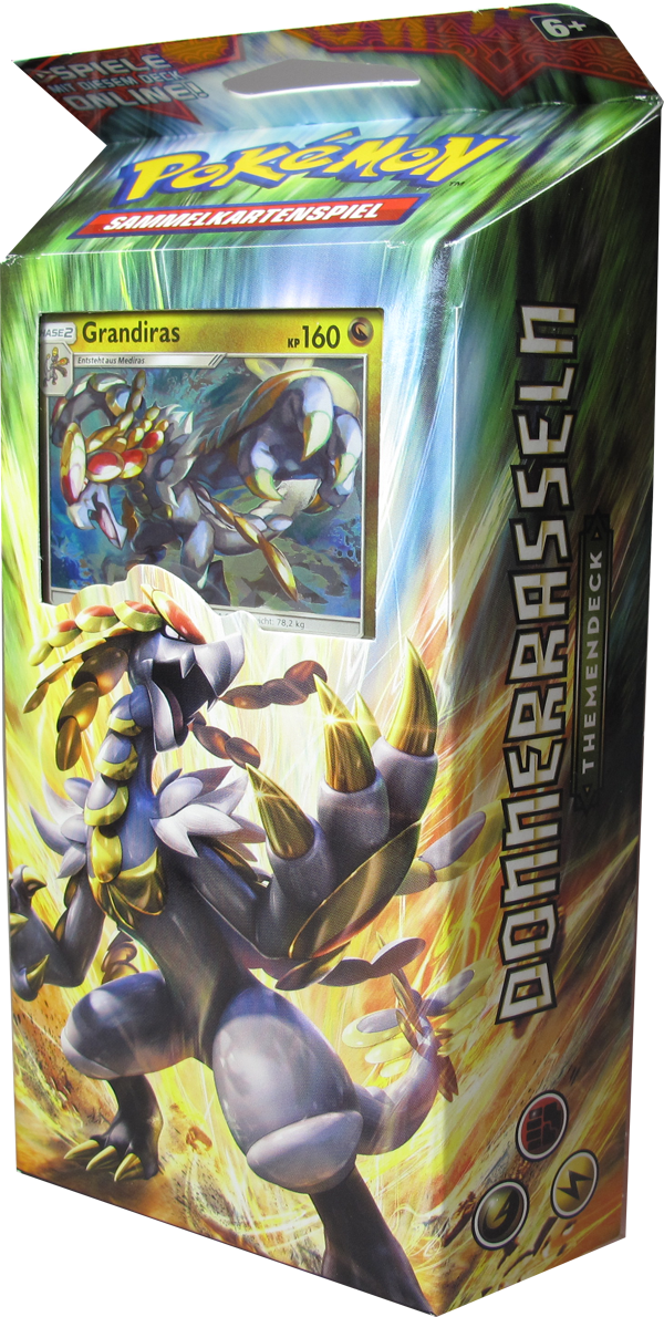 Pokemon Sonne & Mond Aufziehen der Sturmröte Themendeck Donnerrasseln