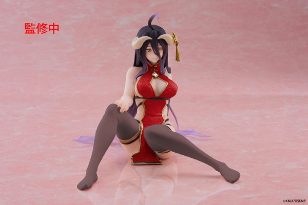 Figur - Overlord - Desktop Cute Figure - Albedo (Chinese Dress Ver.) Renewal