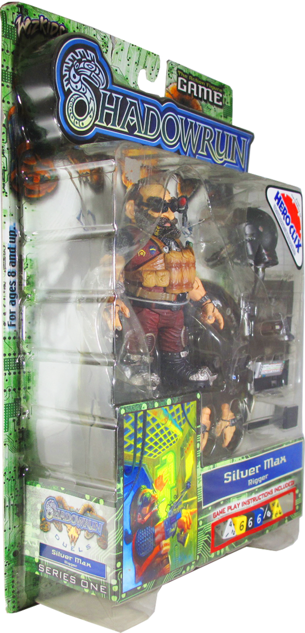 Action Figur - Shadowrun Duels - Silver Max (Rigger)