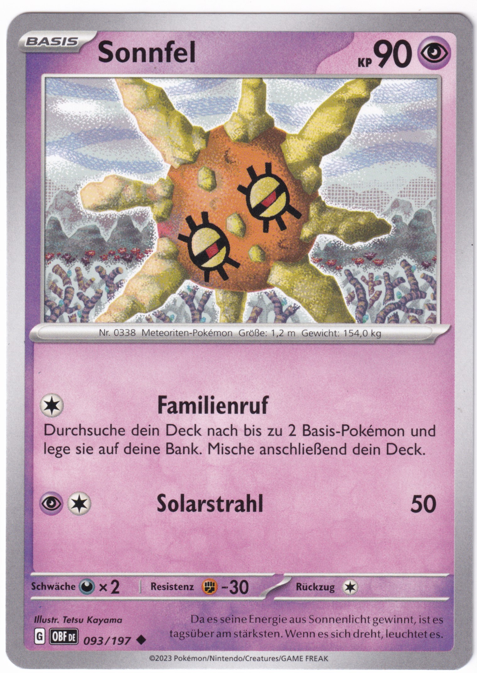 Sonnfel 093/197 Uncommon - Obsidian Flammen Deutsch