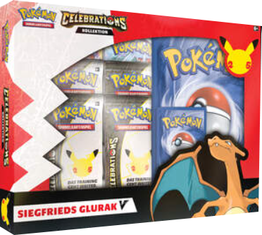 Pokemon Celebrations Siegfrieds Glurak-V Kollektion deutsch