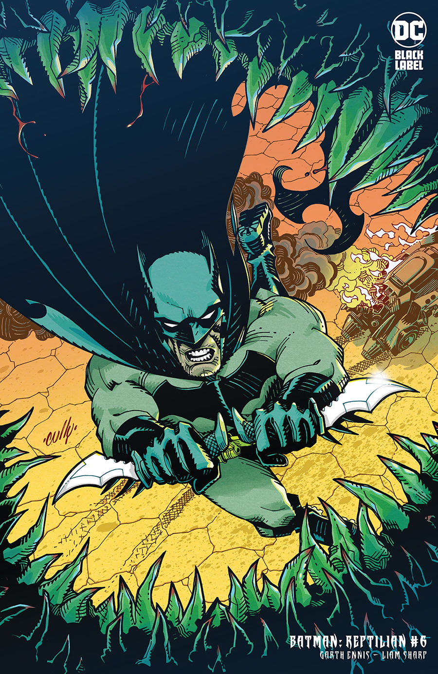 Batman Reptilian #6 Variant Cover
