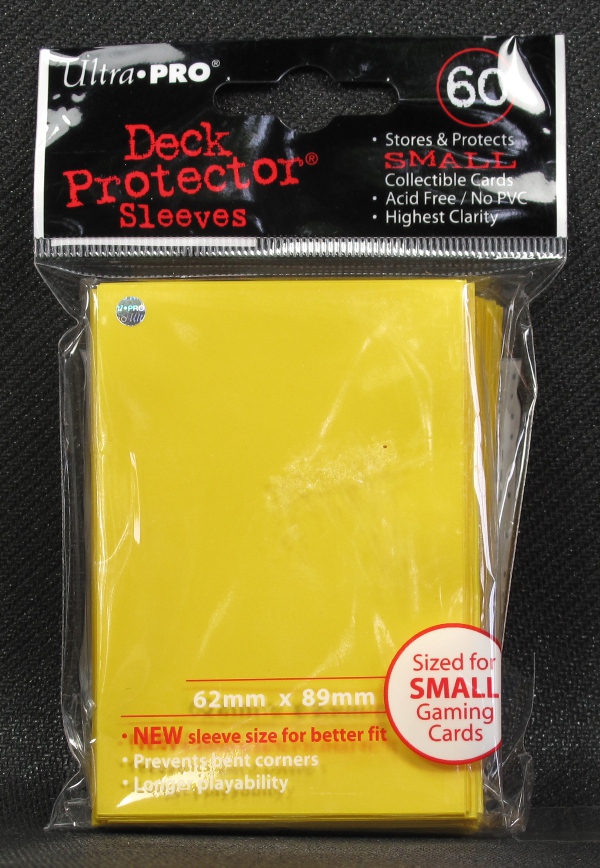 Ultra Pro - Small - Yellow - 60 Hüllen - Deck Protector Sleeves