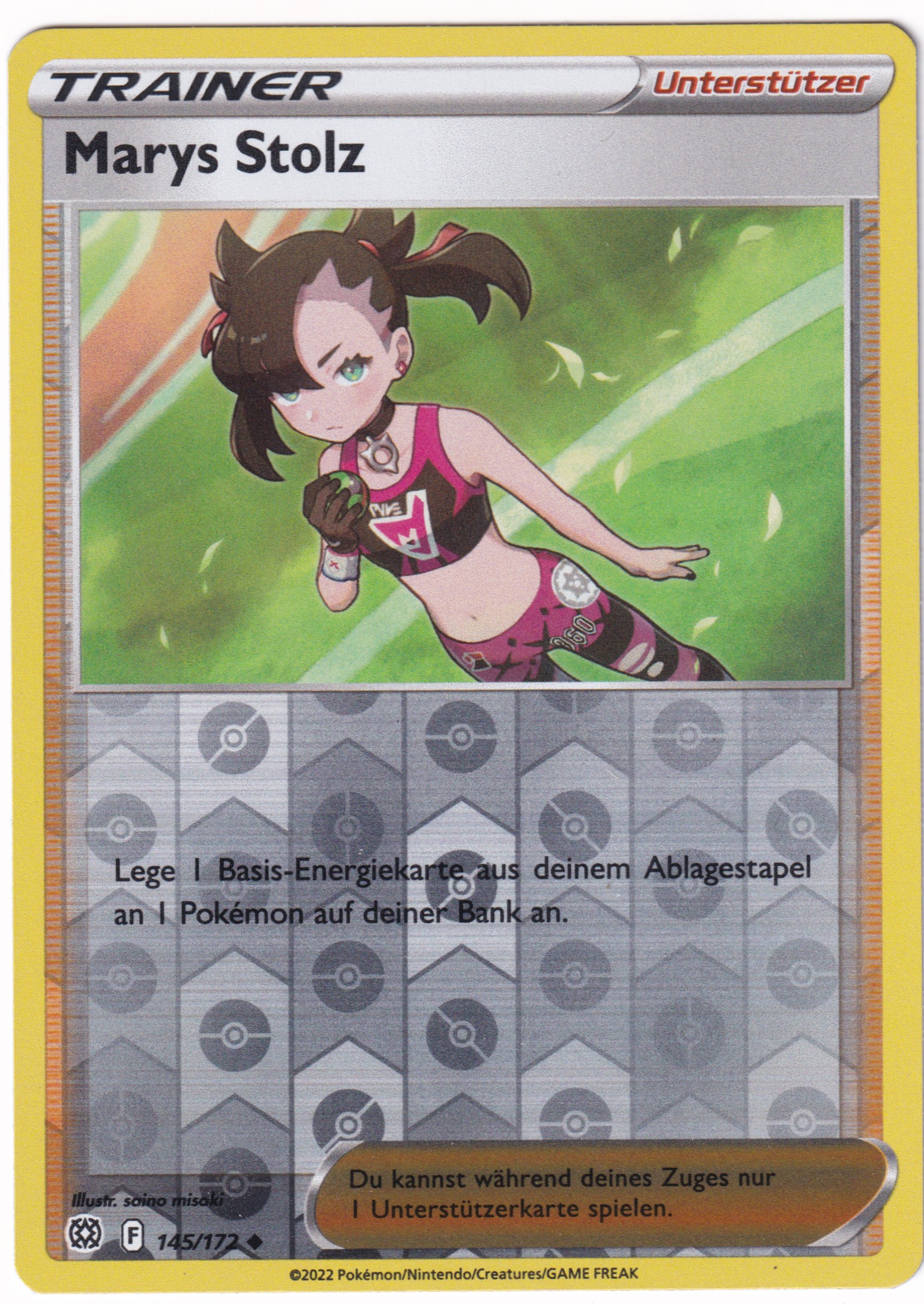 Marys Stolz 145/172 Uncommon Reverse Holo - Strahlende Sterne Deutsch