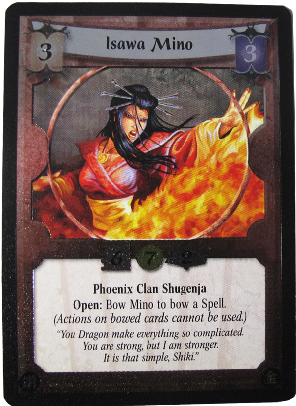 Legend of the Five Rings - Pheonix Clan Promokarten 5er Set - englisch