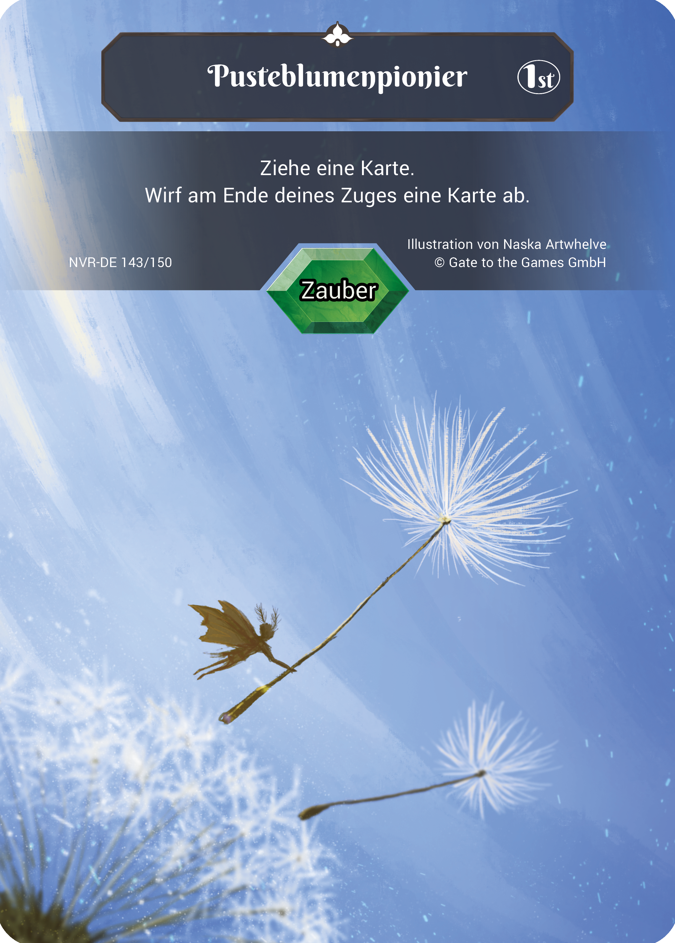 Pusteblumenpionier 143/150 Common  - Alpha 1. Edition DE