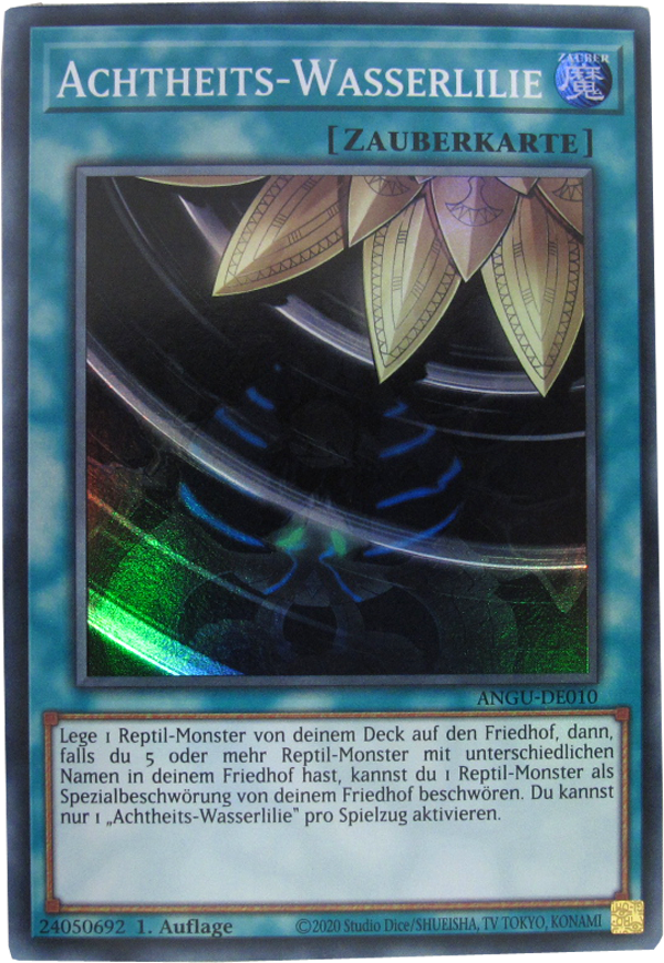 ANGU-DE010 Achtheits-Wasserlilie Super Rare deutsch