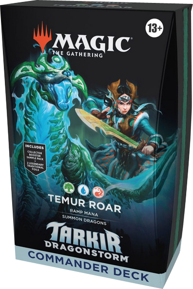Magic Tarkir: Dragonstorm Temur Roar Commander Deck englisch