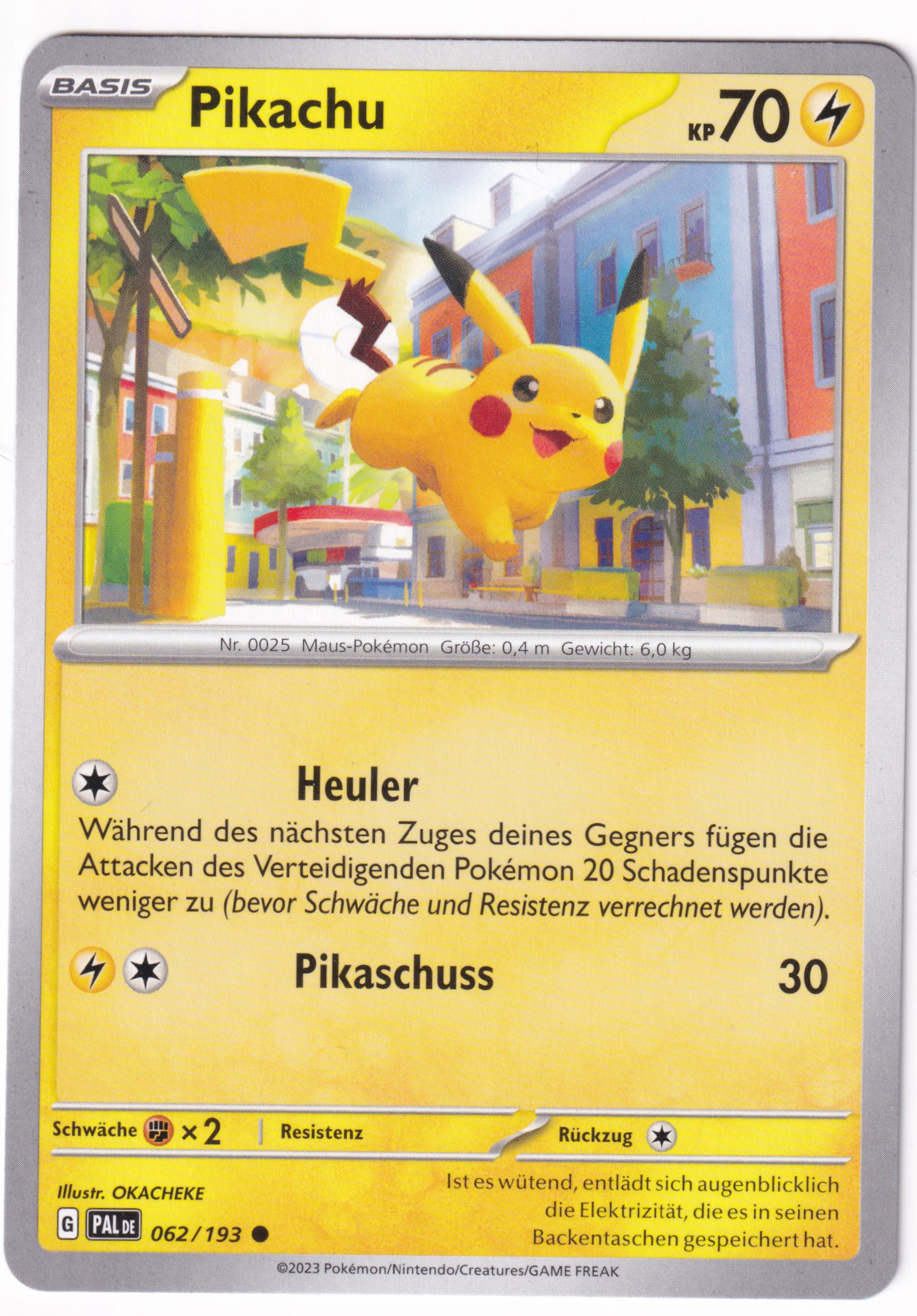 Pikachu 062/193 Common - Entwicklungen in Paldea Deutsch